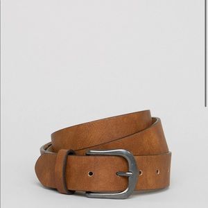 ASOS DESIGN Curve Vintage Tan Belt